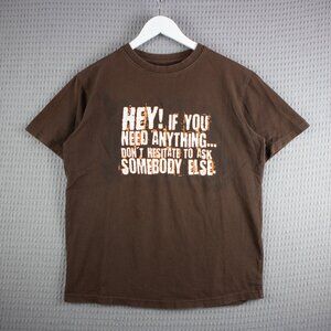 725 Originals Graphic Text Mens Medium Y2K